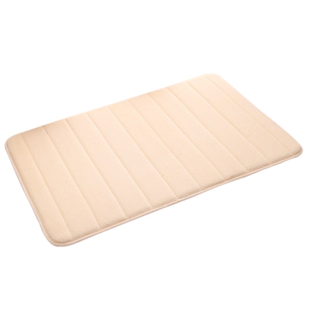 Tapis de bain en mousse à mémoire | Tapis de sol épais, doux et fort, absorbant et antidérapant, pour salle de bains, JAN88: Kaki foncé