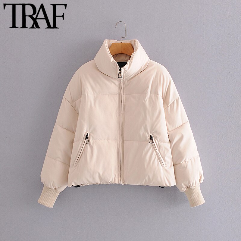 Kpytomoa dames oversized dikke warme parka jas vintage lange mouwen zakken trekkoord dames bovenkleding chique tops