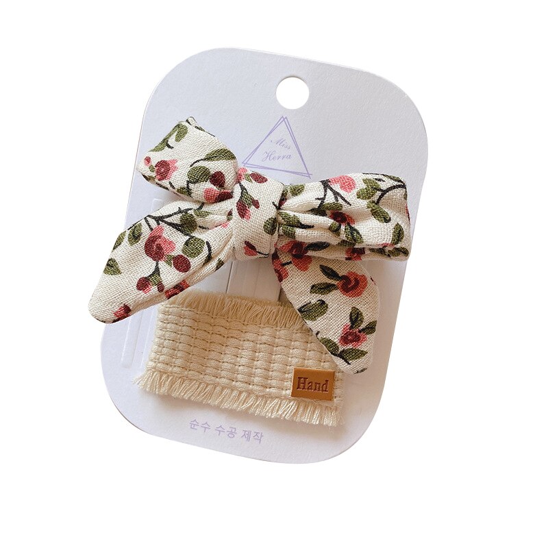 Handgemaakte Baby Meisje Haarspelden Kids Hoofddeksels Wollen Gehaakte Baby Haar Clips Baby Haar Accessoires Meisjes Haarspeld Kinderen: 1
