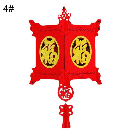 2020 rok myszy Fu litery tkaniny latarnia wisząca chińska wiosna dekoracja festiwalowa świąteczny lampion zaopatrzenie solidny szerokie zastosowanie: Sqaure Fu