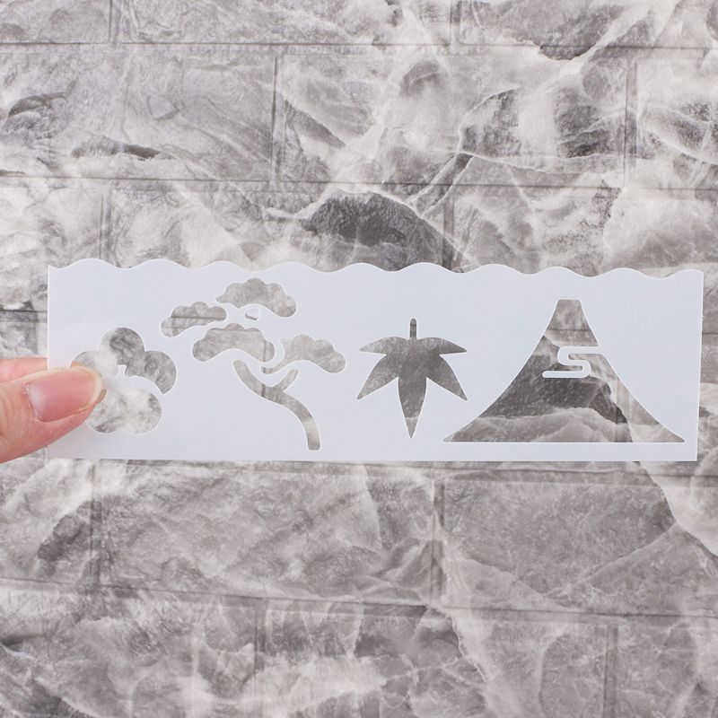 8 Stks/set Kids Plastic Tekening Sjabloon Heersers Stencils Diy Schilderen Diy Maken School Supply Gereedschap Craft