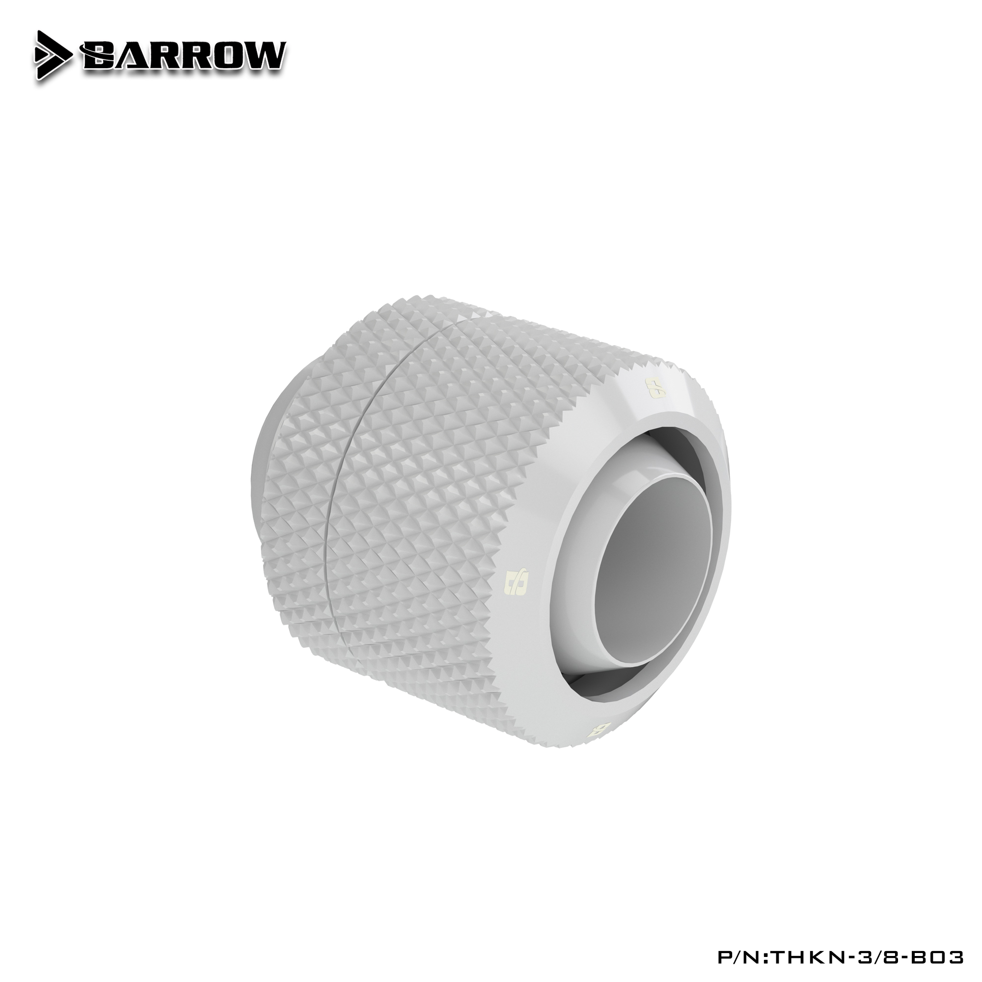 Kit combinado de accesorios de tubo blando para carretilla, sistema de refrigeración por agua para PC de 3/8 pulgadas de grosor, 9,5x15,9mm/9,5x12,7mm, negro, blanco, plata y oro: Blanco / Especificación 4