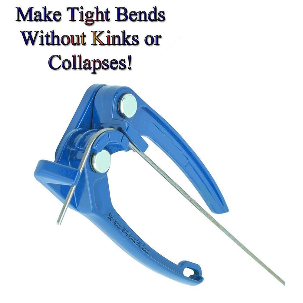 1/8 3/16 1/4" Tube Bender Tubing Fuel Brake AC Refrigerant Tool Alloy Bending Pliers Fuel Line Curving Line Bender Tubing B E3T3