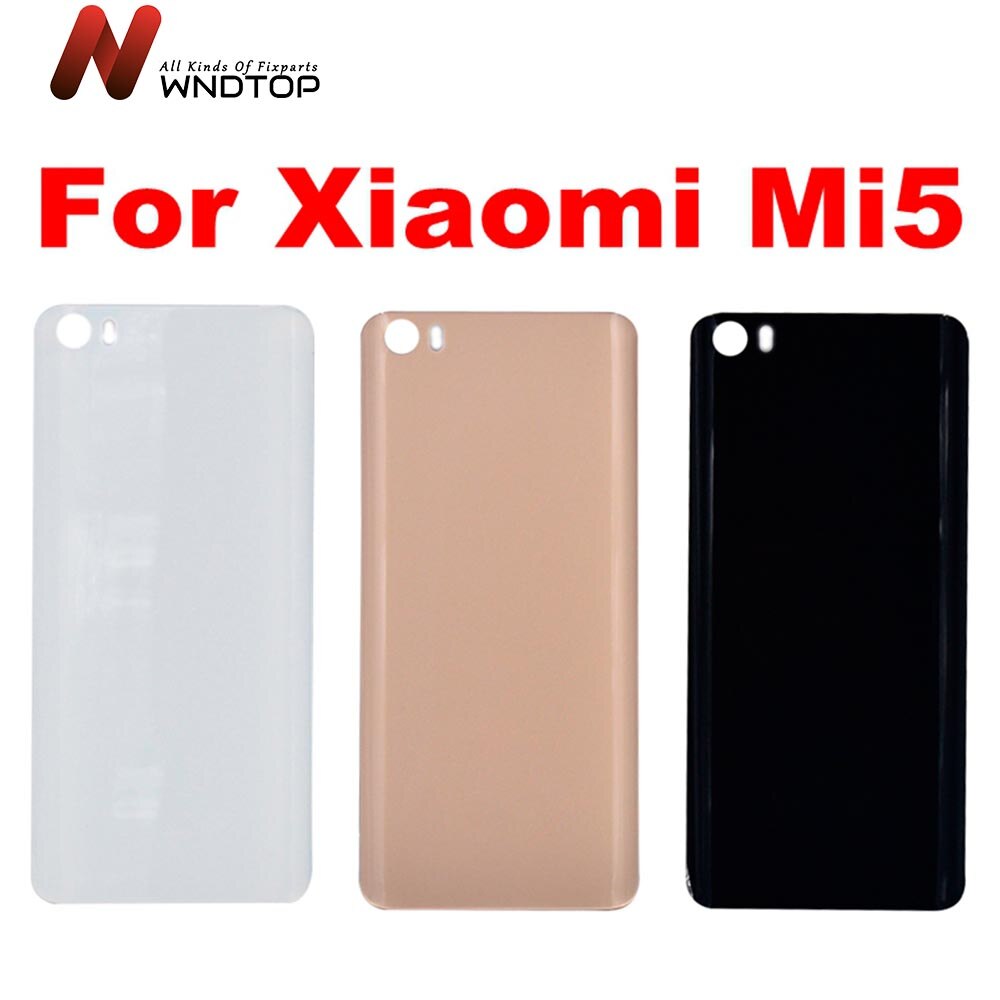 Original For Xiaomi Mi5 Back Cover Case Protective Battery Back Cover Housing Replacement For Xiaomi Mi 5 Battery Cover