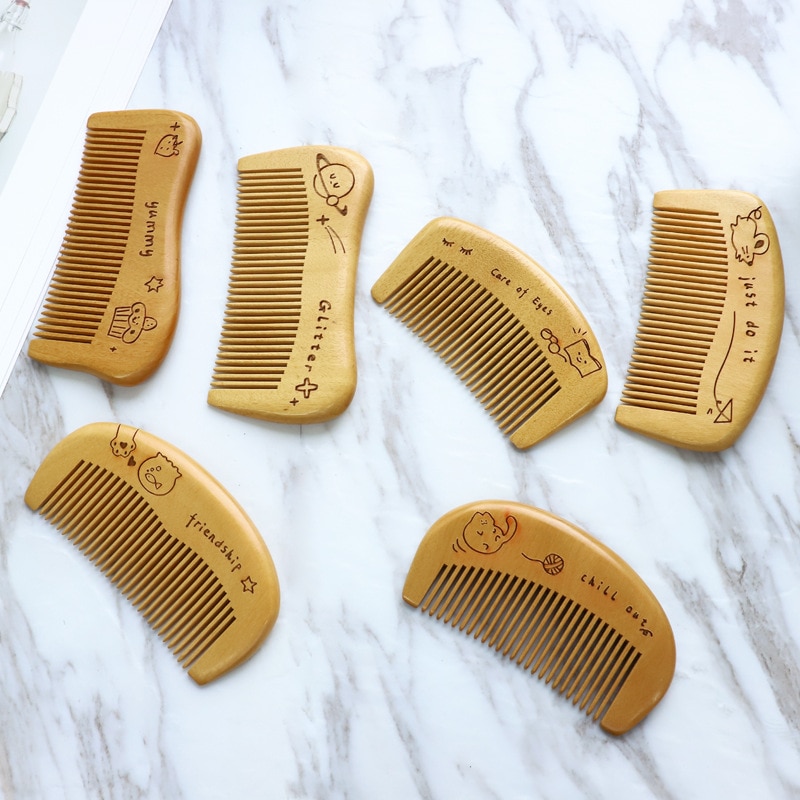 Houten Kam Leuke Creatieve Draagbare Handige Kleine Kam Toeristische Souvenirs