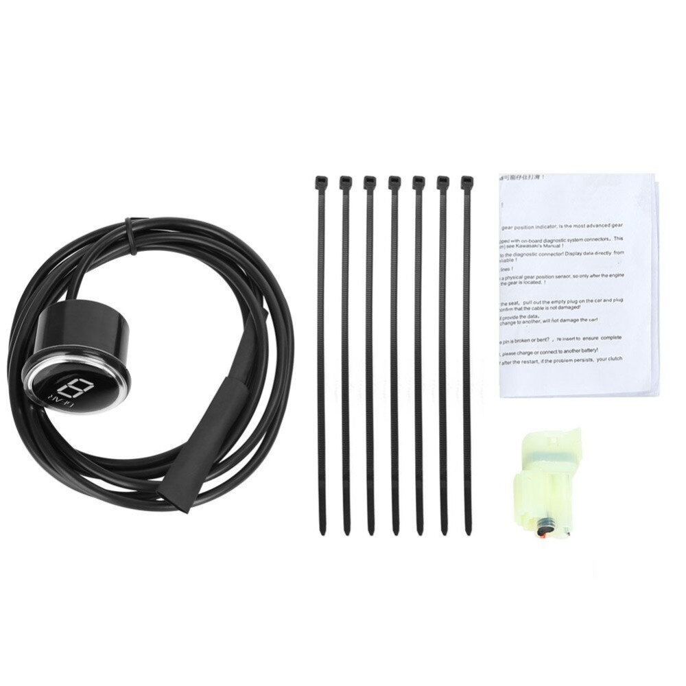Indicador de Engranaje redondo para motocicleta Kawasaki, indicador de marchas de 1 a 6 niveles, Plug & Play para motocicleta Kawasaki Versys 650 1000