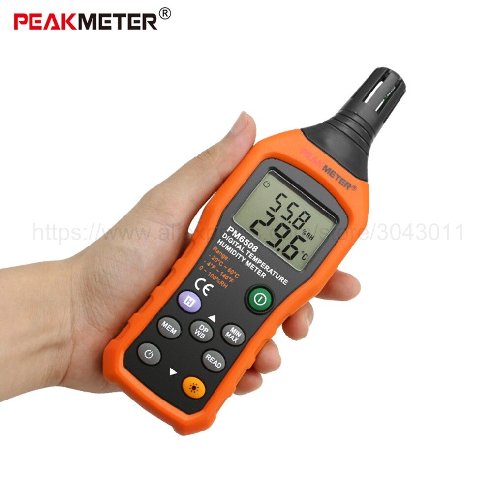 Portable Industrial Digital temperature & humidity Meter High Accuracy Digital Hygrometer Thermometer Weather Station