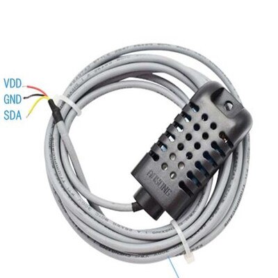 0~99%RH Digital Humidity Controller 220V 12V 24V Hygrometer Humidity Control Switch AC DC Hygrostat + Humidity Probe AM2301: AM2301 1M shielded 