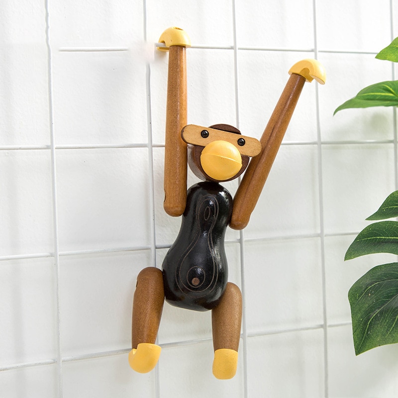 Nordic Aap Ornamenten Muur Planken Hanger Thuis Creatief Decoratie Ambachten: C