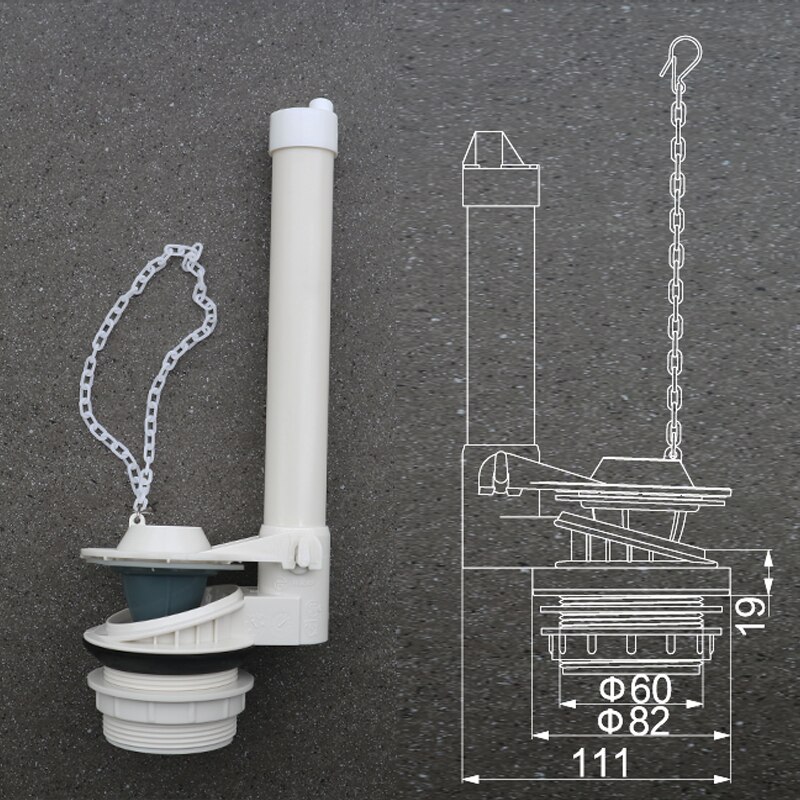 Split wc zubehör Wasser tank verbunden auf die toilette Einzigen entwässerung wasser Ablauf ventil einteiliges wc Wasser tank teile
