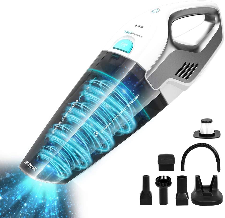 Cecotec Handheld Vacuüm Conga Onsterfelijke Extremesuction 7,4 V Hand. Vacuüm Solids En Vloeistof, Licht En Zonder Zakken.