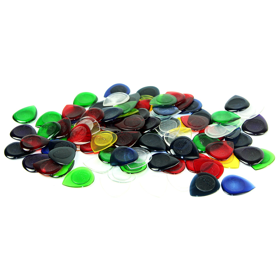 Alice 6 pcs Duurzaam Plectrums voor Akoestische Elektrische Gitaar Bas Clear Plectrum 1.0 2.0 3.0mm Alice 6JSM