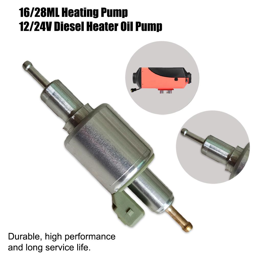 16ml 12/24V Diesel Heater Oil Pump Fuel Pumps Parking Heater Pump For 2KW-8KW Car Heater 16/28ML Heating Heater Accessories