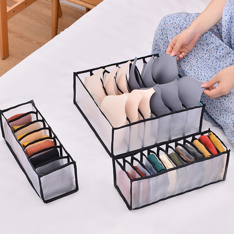 Ondergoed Opbergdoos Met Compartimenten Sokken Bra Underpants Organizer Drawers Divider Opbergdoos Kast Lade Divider