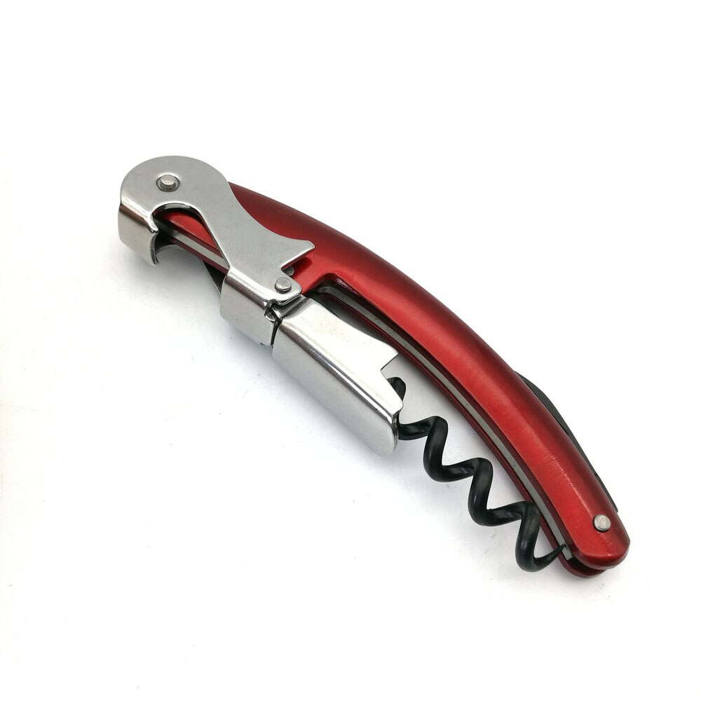 Flesopener Rvs Obers Corkscrew Multifunctionele Draagbare Schroef Corkscrew Wine Opener Kitchen Bar Gereedschap Accessoires