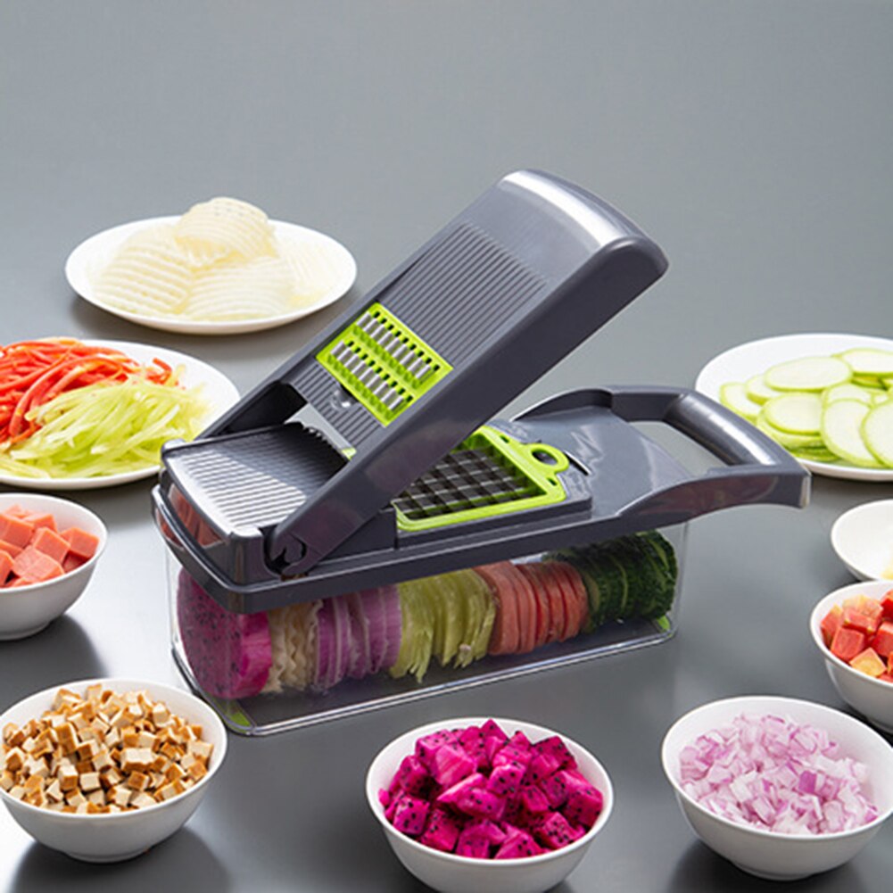 Vegetable Cutter multifunctional Upgrade Kitchen Gadgets Press Steel Blade Potato Peeler Carrot Grater Kitchen Accessories: GY