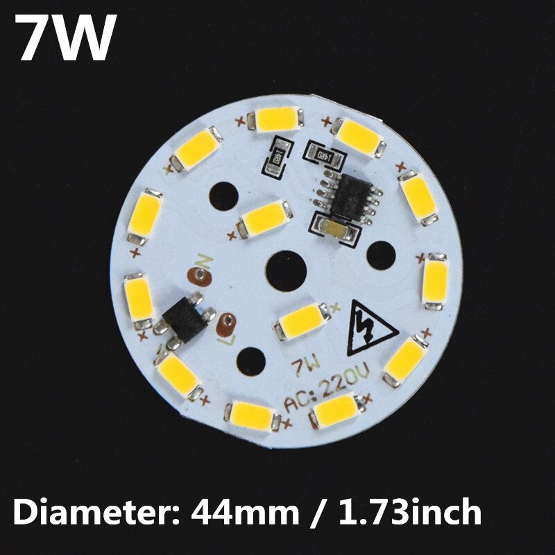 AIFENG AC220V integrated ic driver Light Source For LED Bulb 3W 5W 7W 10W 12W 15W 18W 24W 5730 SMD with led pcb module plate: Lavender / Cool white