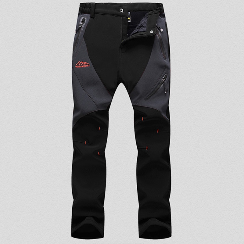 Pantalon surdimensionné pour femme, imperméable, respirant, pour l'hiver, pour randonnée, Ski, Camping, escalade, Softshell, M-4XL