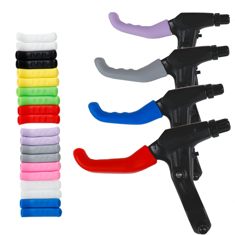 Manchon de poignée de frein de vélo, poignées VTT en silicone, housse de protection de guidon, équipement de cyclisme anti-alde, accessoires de vélo