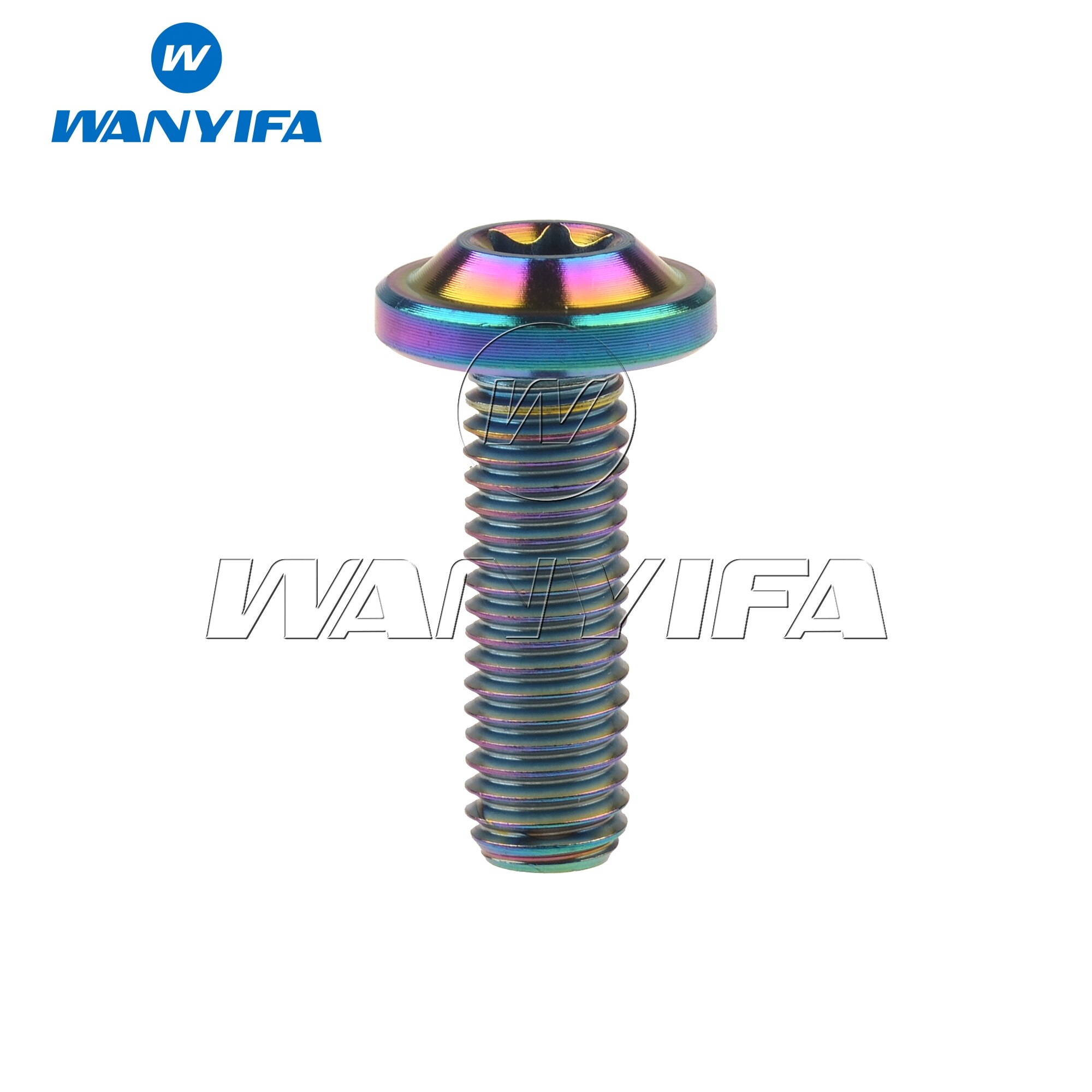 Wanyifa titanium ti bolt  m8 x 20 25 30 60 70mm torx hoved til motorcykel v bremsegafler skrue 1 stk.