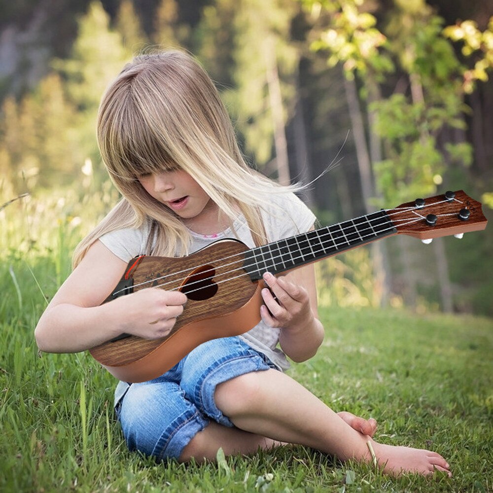 Klassieke Speelgoed Mahonie Hout Beginner Klassieke Ukulele Gitaar Educatief Muziekinstrument Speelgoed Gitaar Musical Voor Kids #921
