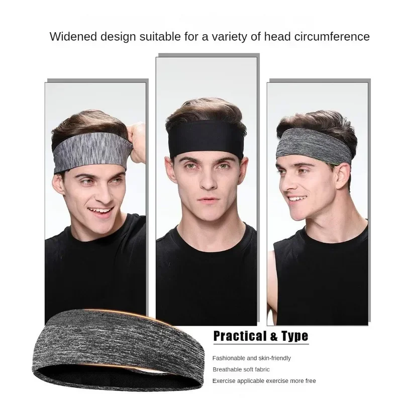 Banda para el sudor para hombres y mujeres, diademas deportivas elásticas, banda para la cabeza, diademas para Yoga, diadema, accesorios deportivos para el cabello, banda de seguridad