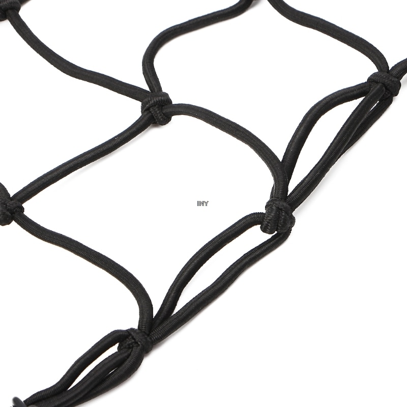Motorcykel bagage netto cykel 6 kroge holder brændstoftank bagage mesh web styling