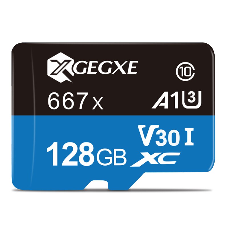 XGEGXE Speicher Karte 32GB Micro SD 667X 64GB C10 128GB 256GB TF Karte für Laptop: 128GB