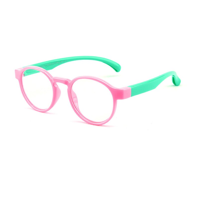 Okulary robić niebieskiego światła okulary dla dzieci dla dzieci nastolatek dziewczyny okulary chłopcy maluch komputer ekran telewizora ochrona Uv okulary: różowy zielony
