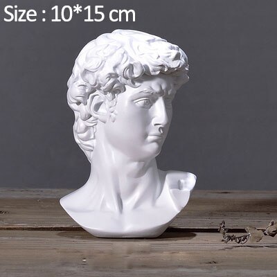 Estatua de personaje griego europeo, escultura de carácter de resina creativa, decoración de escritorio para habitación, decoración para el hogar, accesorios de decoración: 4