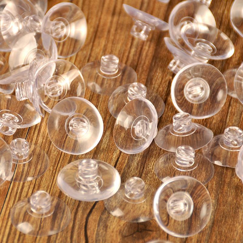 Clear Sucker Suction Cups Mushroom Head Strong Vacuum Suckers Hooks Hanger For Window Decoration Wedding Car Glass Home Decor