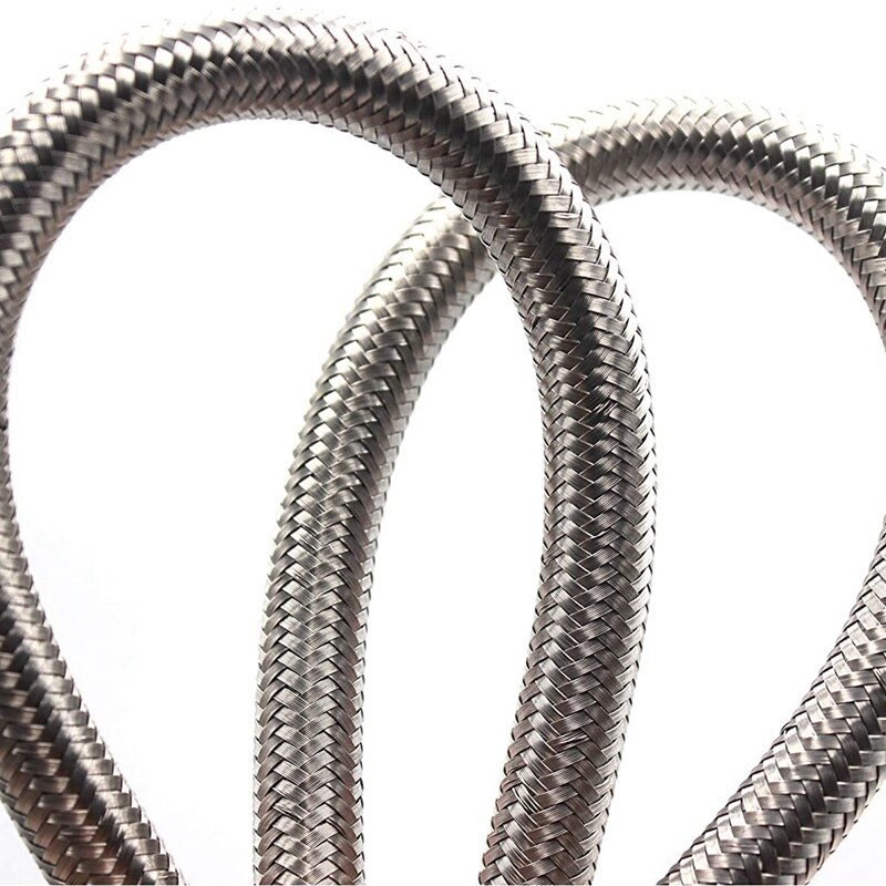4 stuks 12 inch flexibele ventielsteelverlengers roestvrijstalen bandventielsteelverlengadapters auto vrachtwagen aanhangwagen