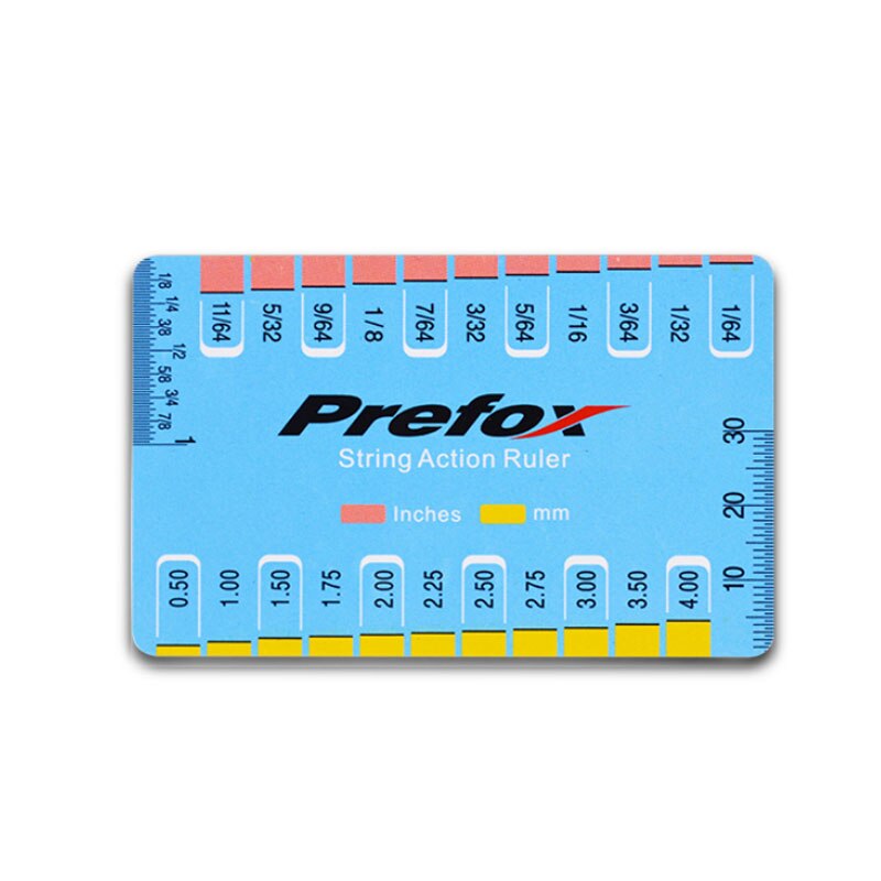 1pc Guitar String Action Gauge String Pitch Ruler Measuring Tool for Bass Classical Electric Acoustic Guitar Tools Parts Rulers: Plastic