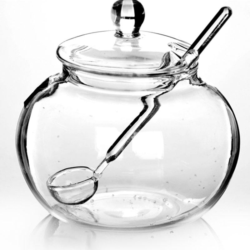 Soledi Huishouden Kristal 250Ml Glazen Pot Snoep Suiker Zout Kom Kruiden Opslag Saleros De Cocina Voor Keuken Thuis Supply