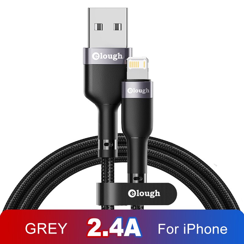 Cavo USB cavo magnetico eliz PD 20W per cavo iPhone 13 11 12 Pro Max XR XS 8 7 Plus illuminazione a LED cavo dati per telefono a ricarica rapida: Black USB Cable / 0.5m