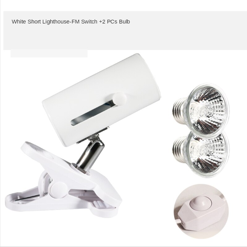 Tortoise Tanning Lamp Full Spectrum Sun Lamp Uvb Turtle Tank with Uva Heating Calcium Bulb Climbing Pet Back Photo Three In One: D-FM switch