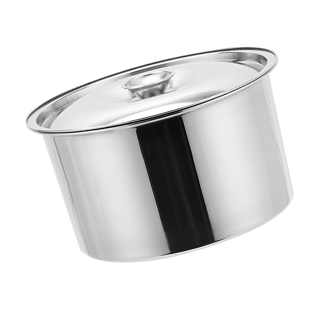 Stainless Steel Condiment Pot Hotel Flavour Soup Serving Food Container
