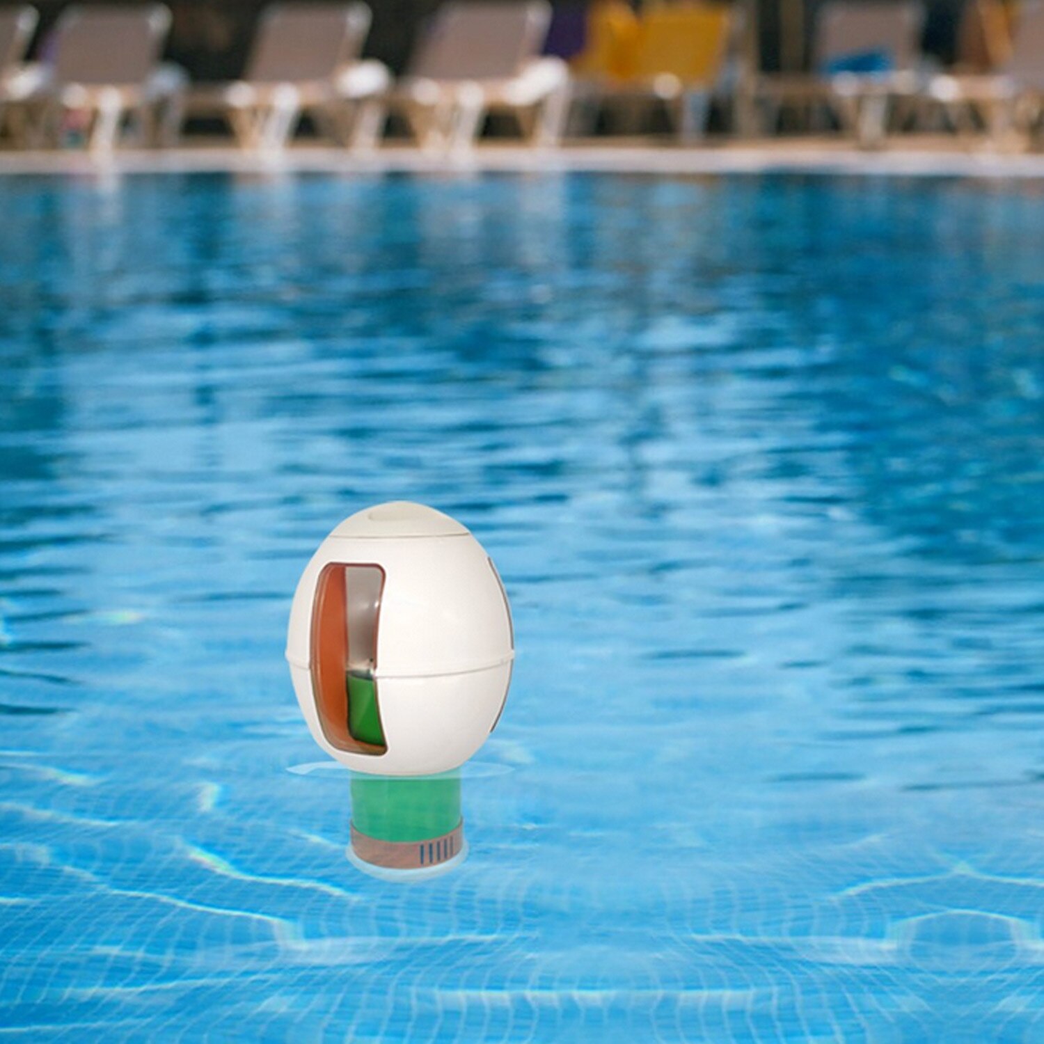 Telescopic Auto Floating Chlorine Chemical Tablets Dispenser Pump for Tub Spa Swimming Pools Fish Aquariums Disinfection