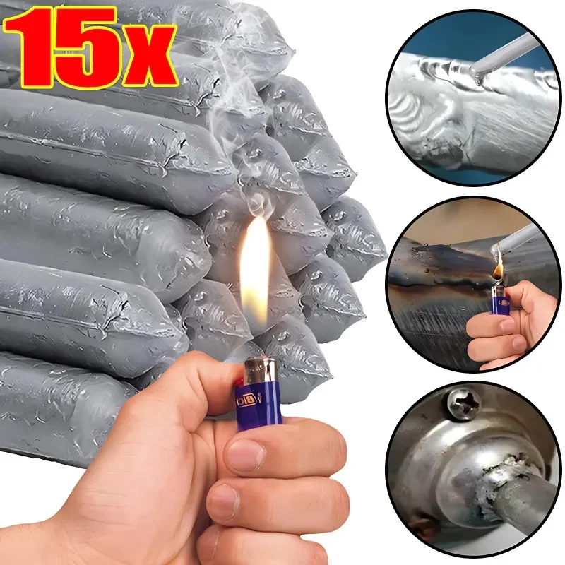 Varilla de soldadura Universal de baja temperatura, varillas de soldadura de aluminio de fácil fusión, sin necesidad de herramientas de soldadura