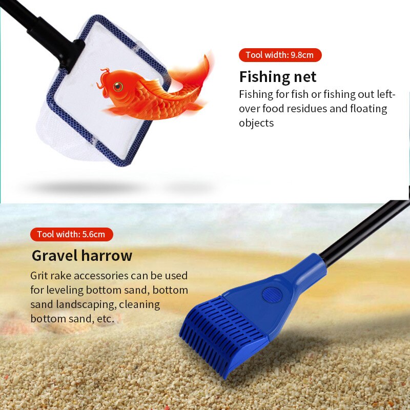 5 In 1 Aquarium Cleaning Tools Aquarium Cleaning Set Borstel Kit Aquarium Schoonmaken Tool Aquarium Schoonmaken Tool