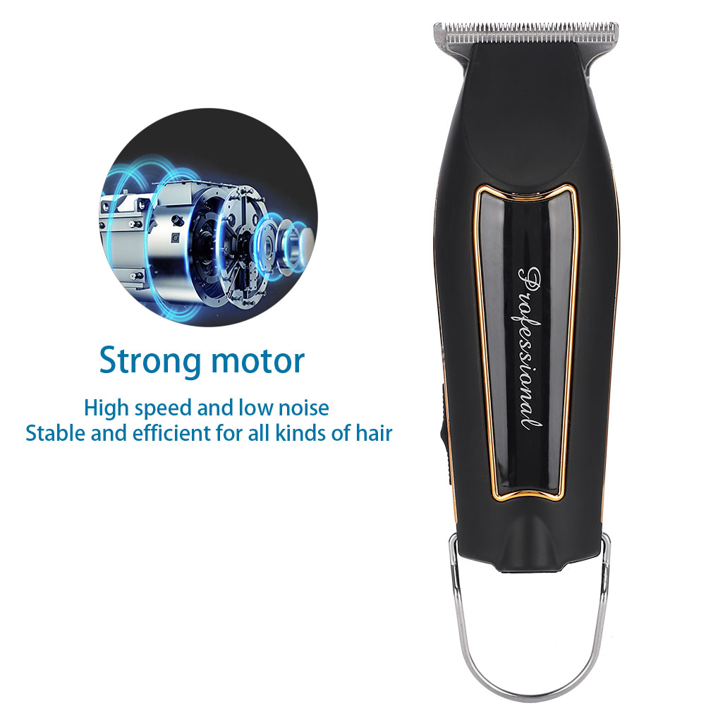 Electric Hair Cutting Machine Hair Clipper Hair Trimmer US Plug 100-240V(Black )