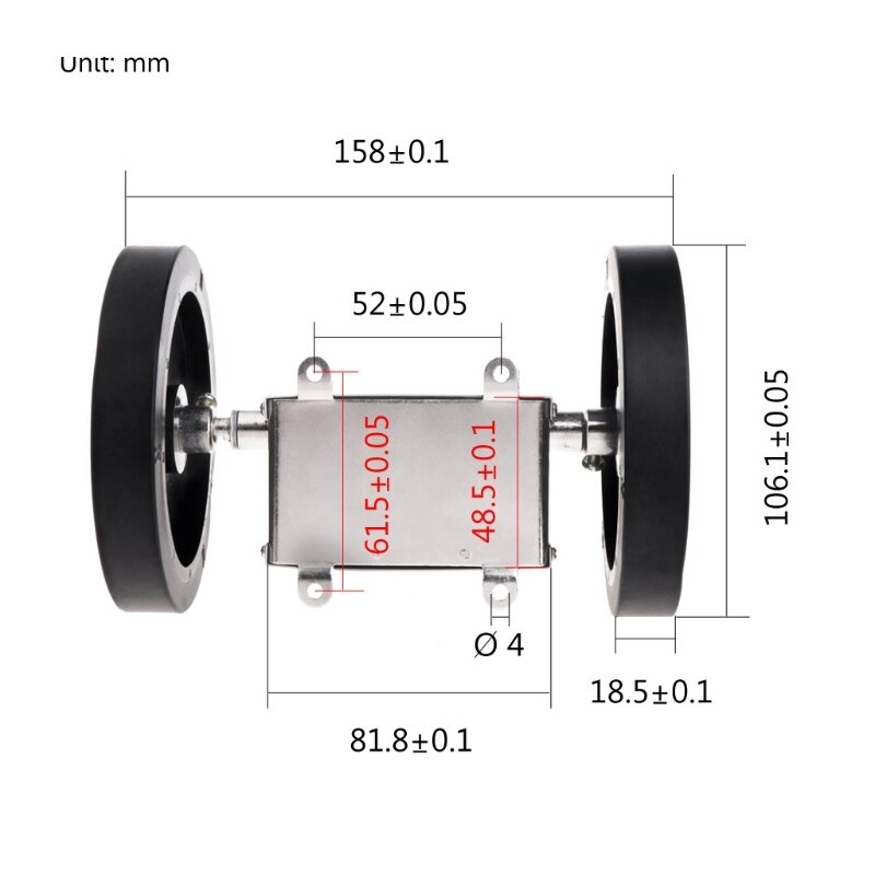Z96- f mekanisk længde tællermåler rullende hjul 1-9999.9m