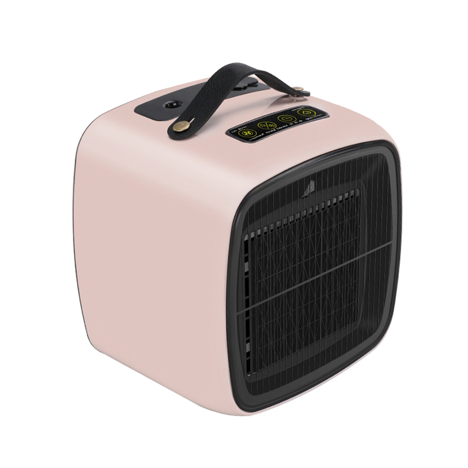 Electric Space Heater Indoor Fan Heater Cooler and Humidifier with Remote Control Timer 2Speeds Air Purifying Overheat&Tilt