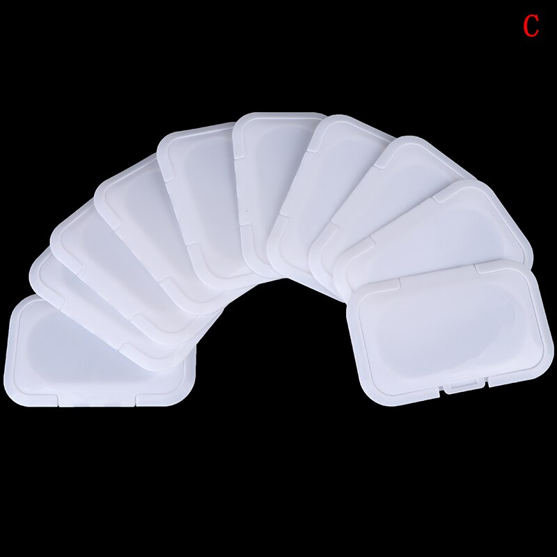 1/5/10pc Feuchttücher Abdeckung wiederverwendbar wischt Deckel Tragbare Baby Feuchttücher Abdeckung Nass Gewebe deckel Feuchttücher Papier Deckel Zubehör: C