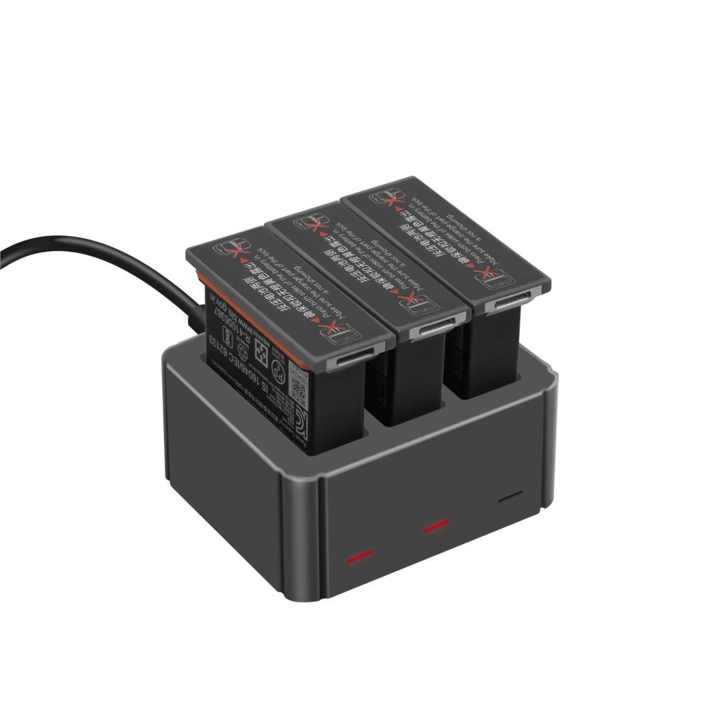 TYPE-C Opladen Hub Sneller Charger Voor Dji Osmo Actie Camera 4A Usb Snelle Oplader Voor Lithium 1300Mah Batterij Accessoires