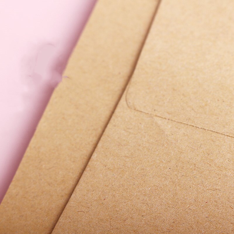 50pcs Yellow Envelope Post Office Standard Envelope Kraft Paper Invoice Receipt Storage Bag Can Mail Envelope Bag Office Tool