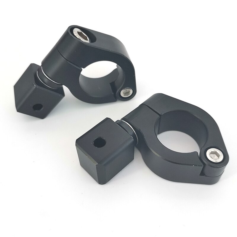 2pcs 25mm Motorcycle Headlight Bracket Fog Lamp Supporter Accessories CNC Aluminum