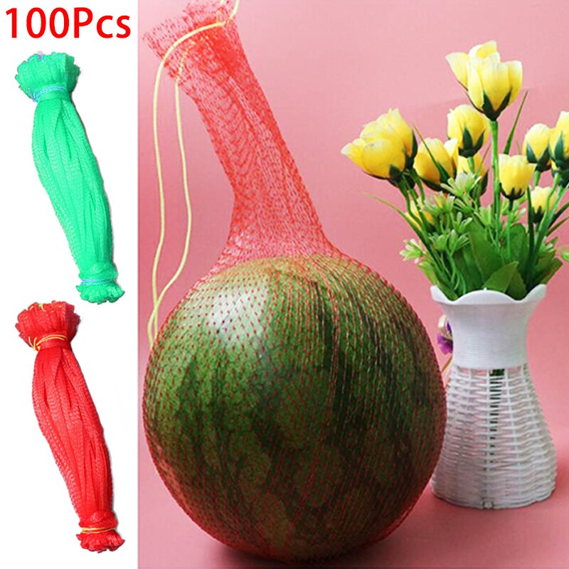 100 sztuk owoce i warzywa opakowanie netto nylonowa siatka tkana torba ekologiczna zagęszczona torba na zakupy sieć ogrodnicza 35/40cm
