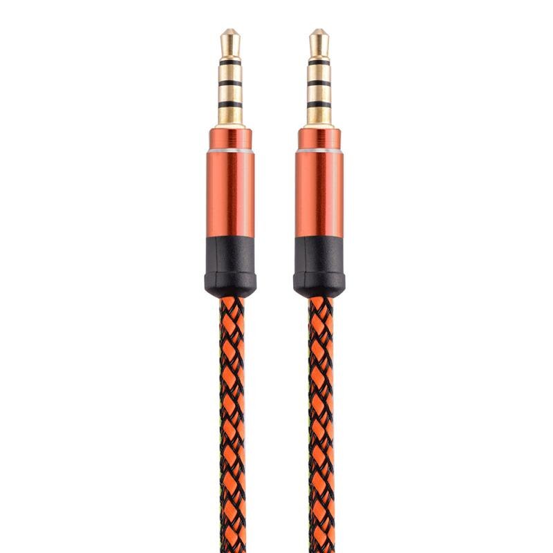 1PC 1.5M/3M 3.5MM AUX Audio Braided Cable Aux Line Audio Cavo Jack Maschio A Maschio Audio Aux Cavo For Samsung MP3/4 Car Huawei