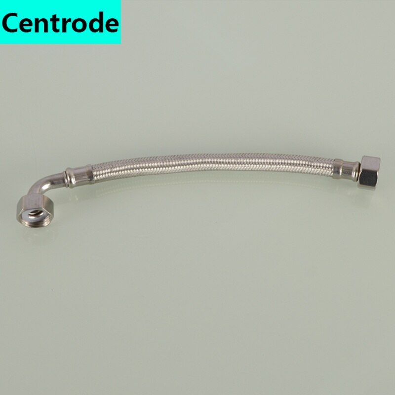 Unilateral articulated elbow 304 stainless steel braided hose water heater toilet angle valve faucet cold water inlet pipe